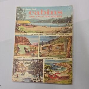 Vintage Sunset Cabins and Vacation Houses Book MCM Architecture 1960s